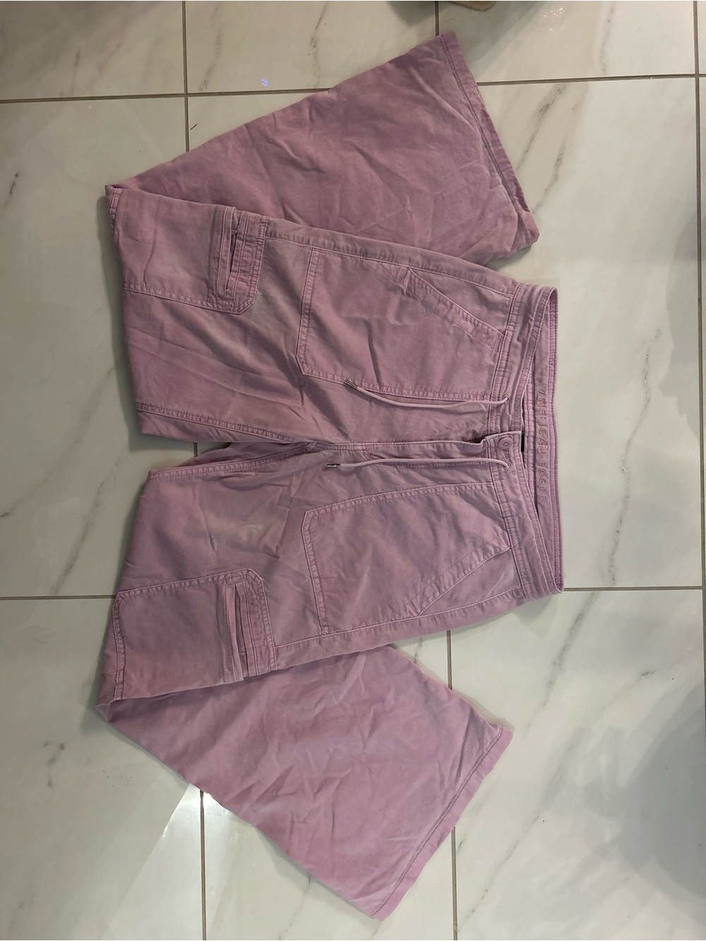American Eagle Dreamy Drape Cargo Pants - Picture 6 of 7